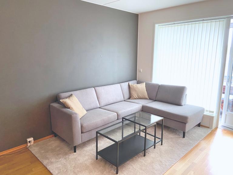 Stue slik den er innredet nå.